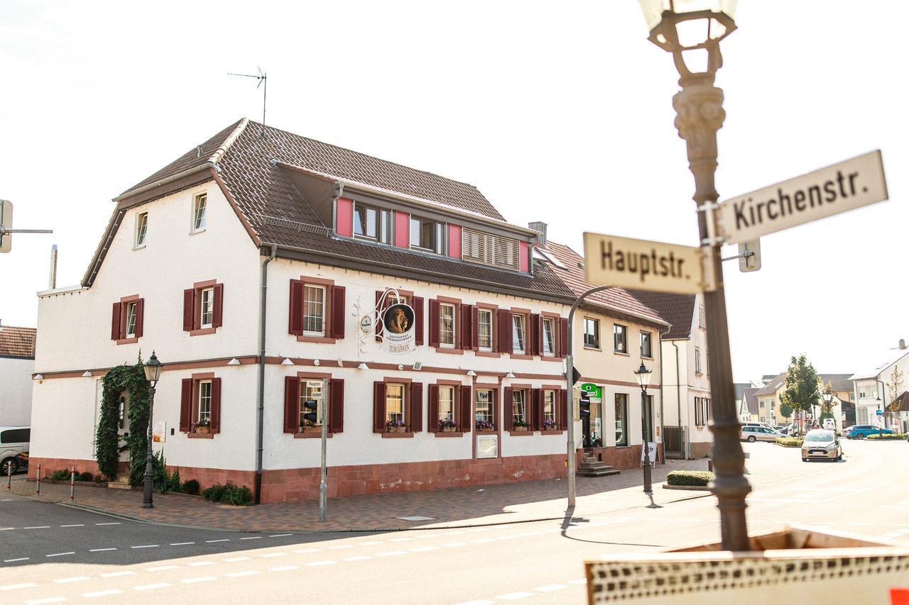 Hotel Loewen Eggenstein-Leopoldshafen Esterno foto